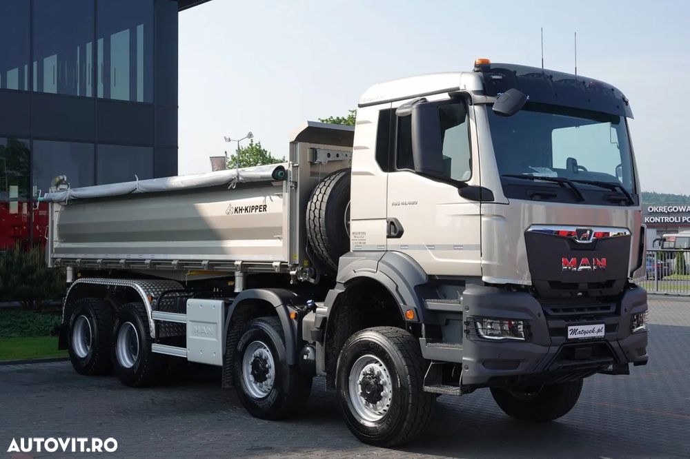 MAN TGS 41.480 / 8x6 / BASCULANĂ SPATE / MANUAL / NOU NOU / KH-KIPPER / - 14