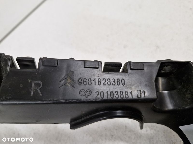 CITROEN C3 PICASSO ŚLIZG ZDERZAKA PRAWY TYŁ TYLNY UCHWYT MOCOWANIE 9681828380 - 4