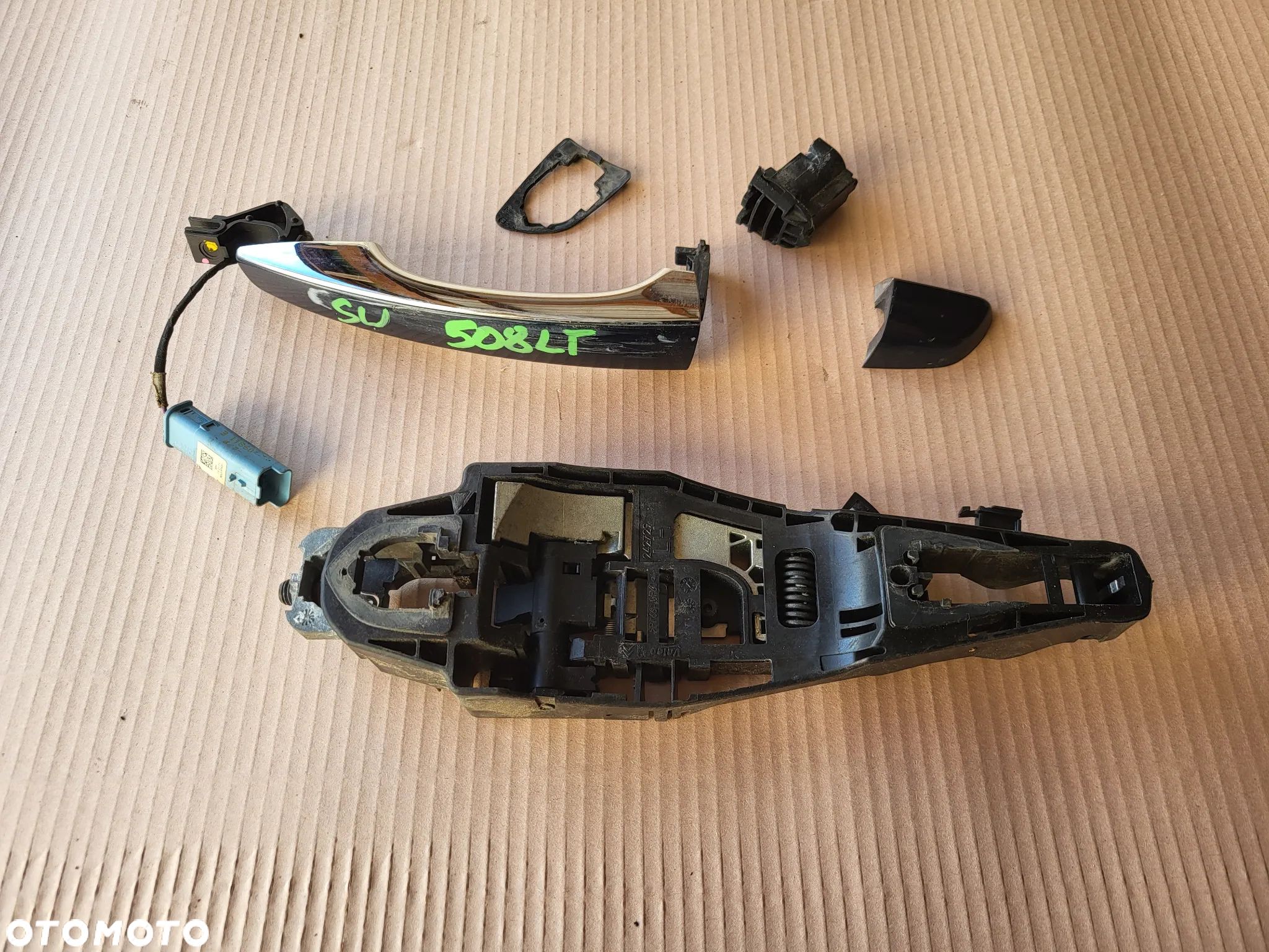 Klamka drzwi lewy tył Peugeot 508 SW Keyless chrom - 1