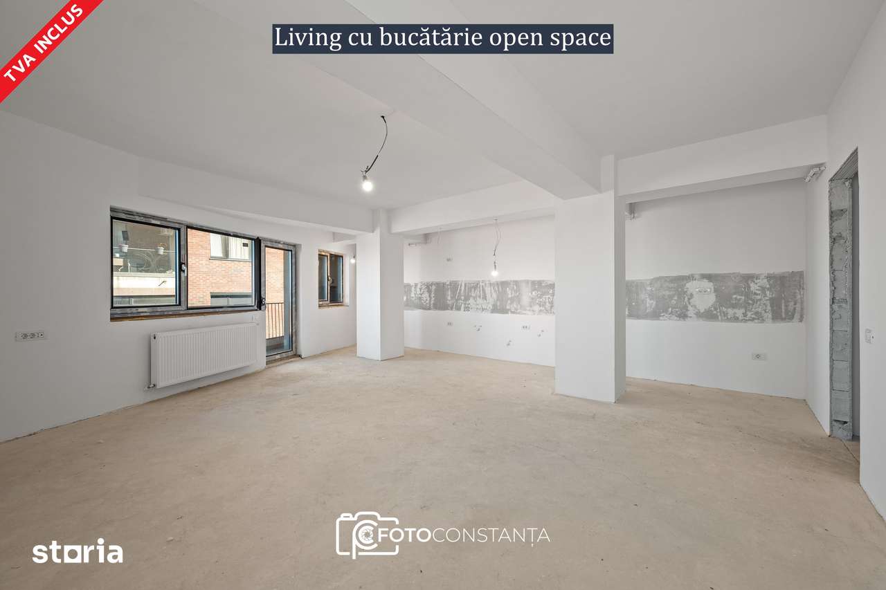 #Apartament decomandat cu 2 camere | dressing și terasă | TVA inclus — fotografia 2