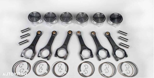 Piston cu segmenti , biela arbore cotit deutz f6l912 - original sau producator - 1