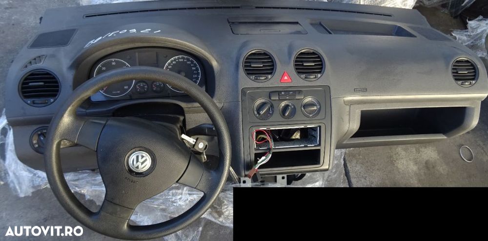 Plansa de bord Volkswagen Caddy din 2008 cu airbag volan si pasager - 1