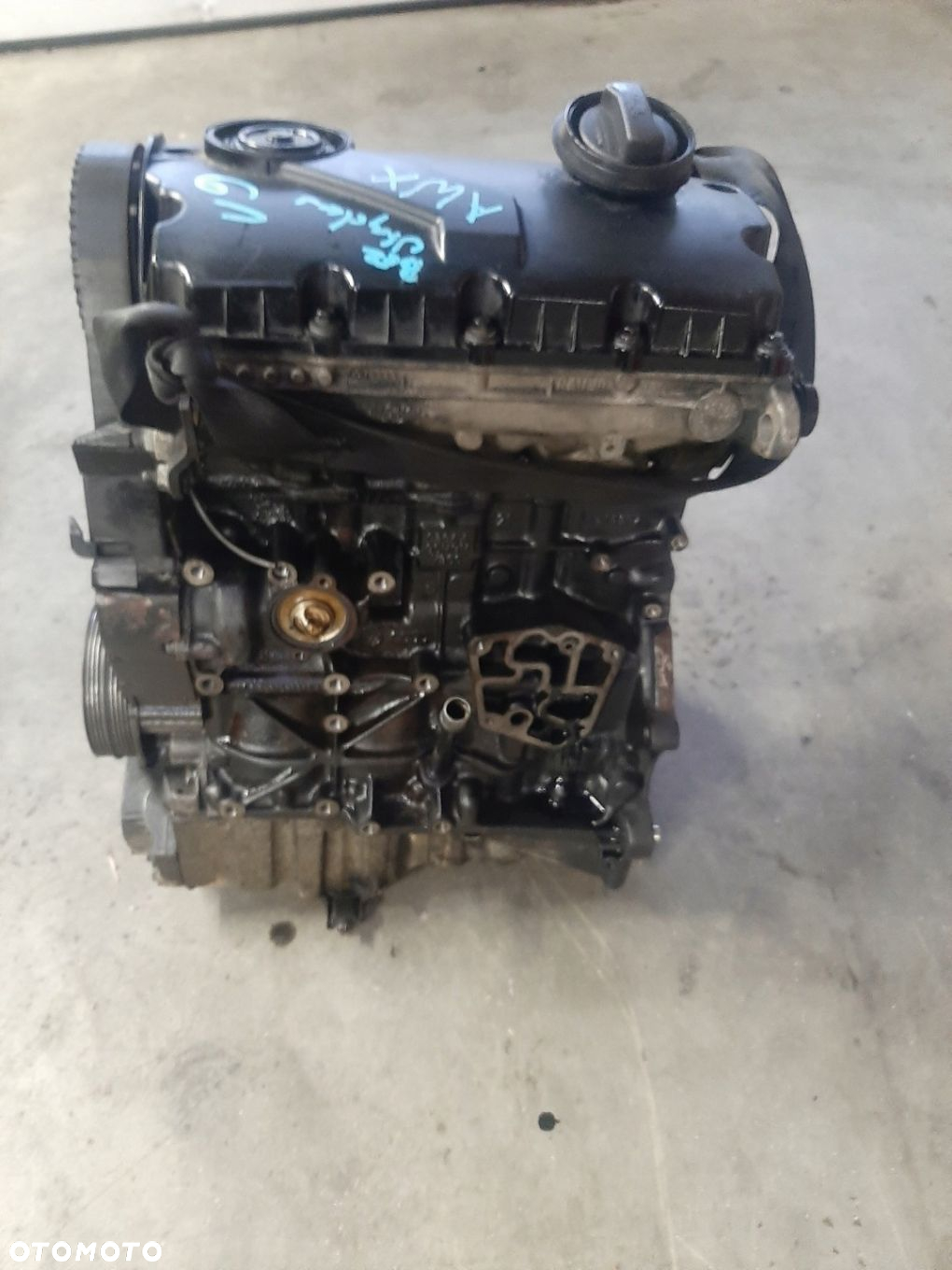 AUDI A4 B6 2000- SILNIK KOMPLETNY DIESEL AWX 1.9 TDI 189000KM - 2