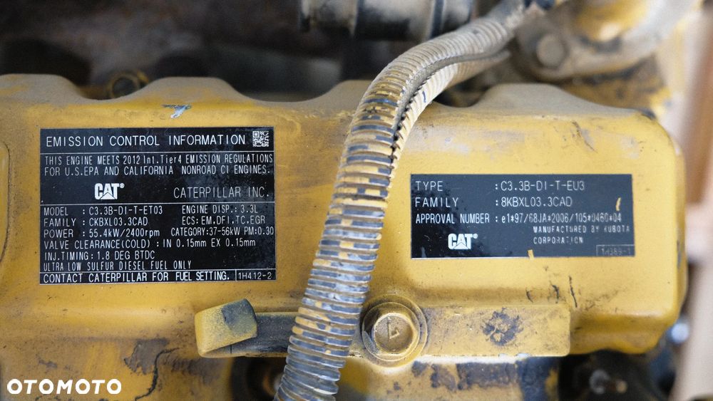 silnik caterpillar c3.3 B CDI-T-ET03 kubota V3307na części lub w całości - 10