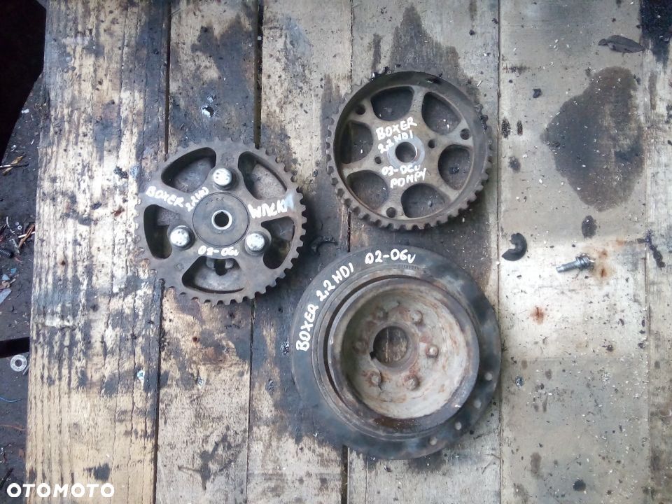 Citroen Jumper Peugeot Boxer 2,2hdi koło pasowe wału rozrządu 02-06r - 1