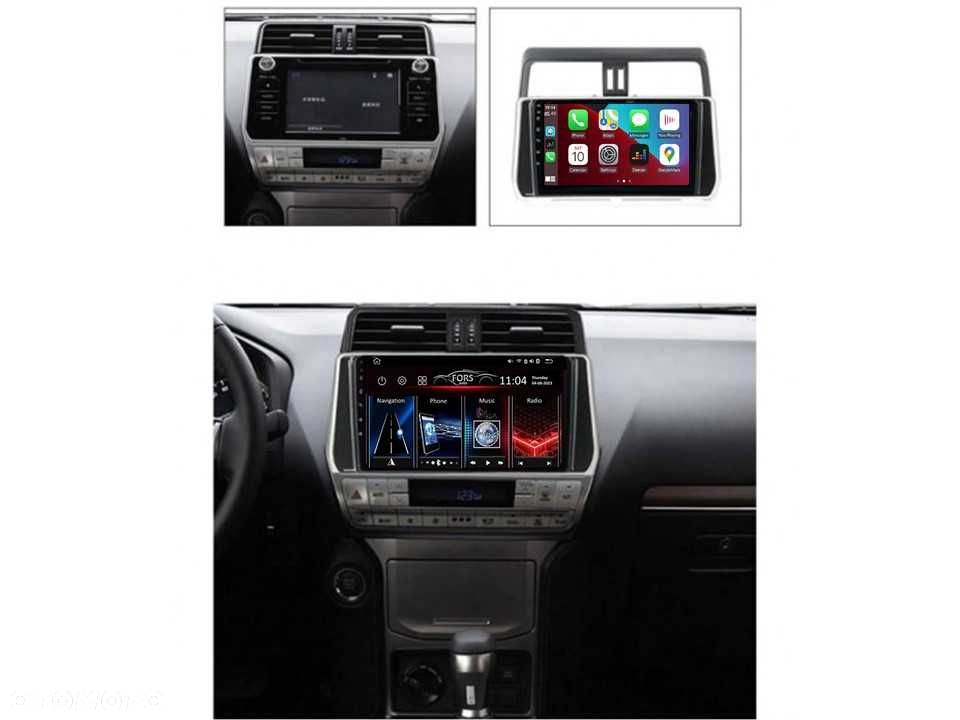 Radio samochodowe Android Toyota Prado (10.1", UV black) 2017.-2020 - 2