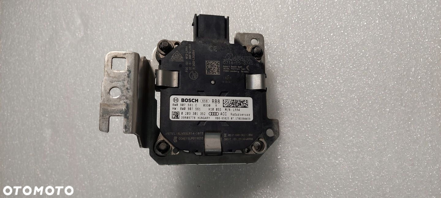 AUDI A4 B9 8W0 A5 8W6 RADAR DISTRONIC SENSOR ACC 8W0907561C - 3