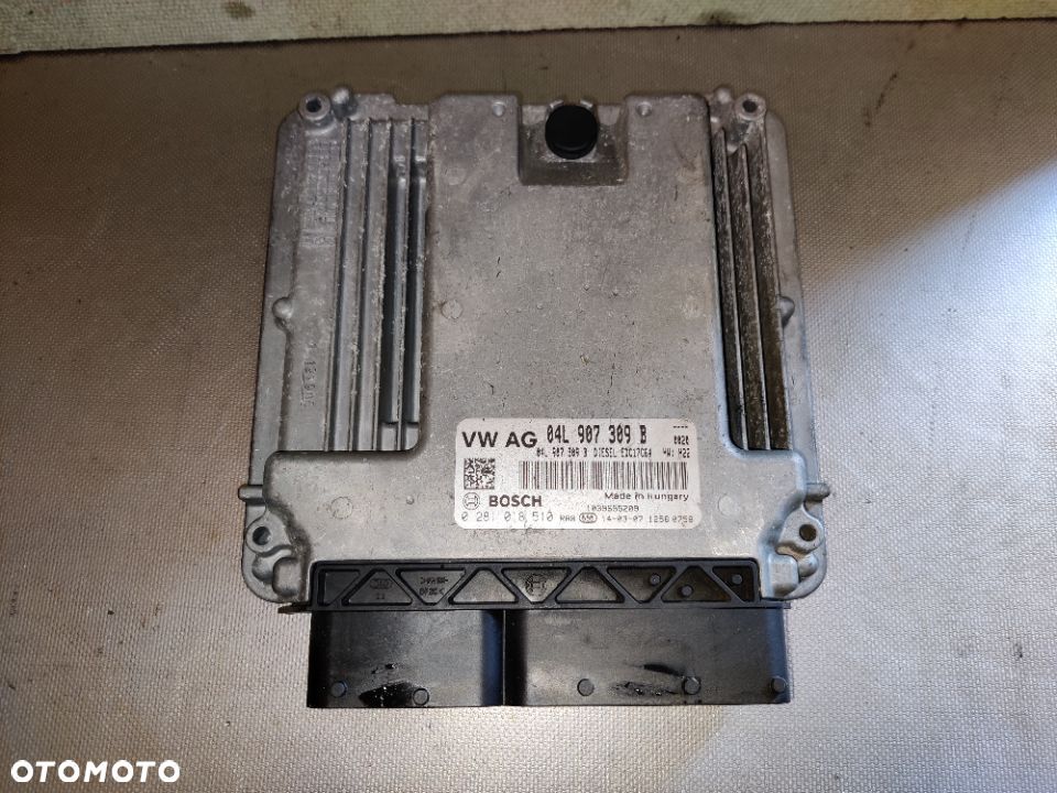 Komputer Sterownik Silnika 1.6 TDI CLHA Skoda Octavia Seat Leon Audi A3 VW Golf  ECU 04L907309B - 1