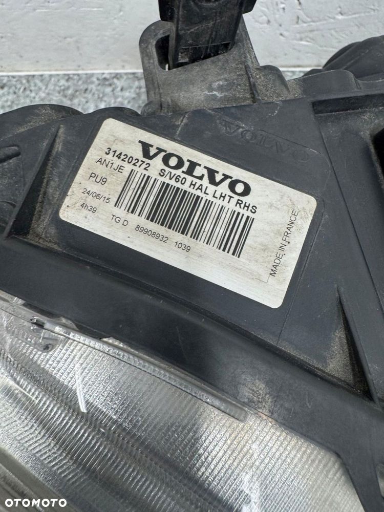 lampa prawy przód zwykła volvo s60 ii v60 i 2013-2018 31420272 - 5