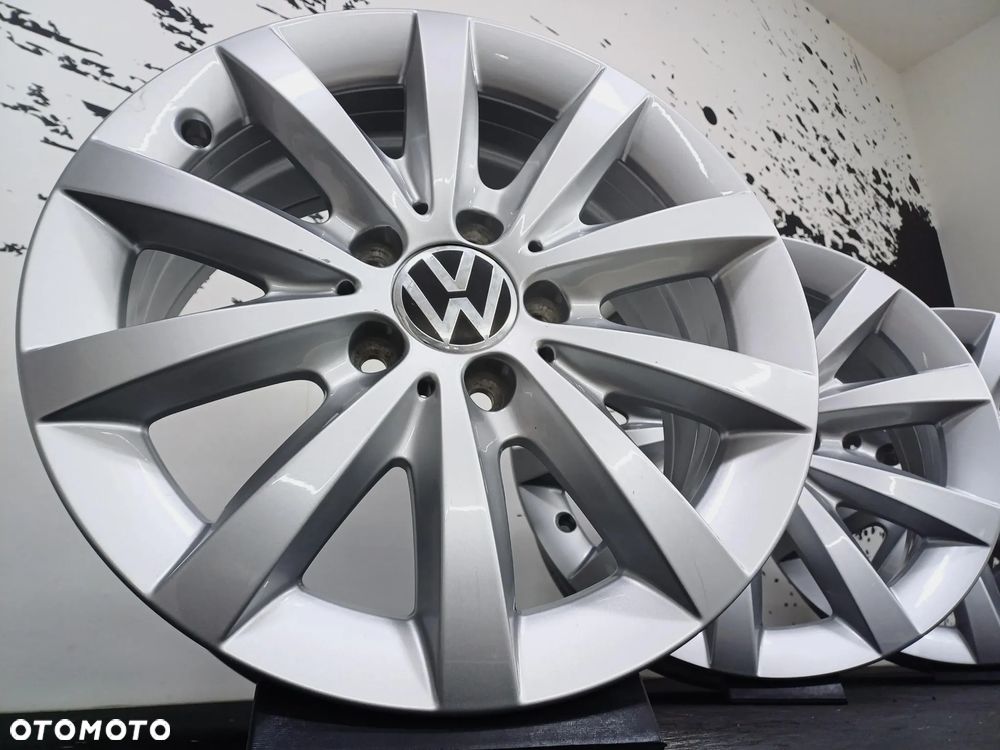 felgi ALU 16 5x112 volkswagen touran caddy golf V VI VII VIII t-roc jetta - 1
