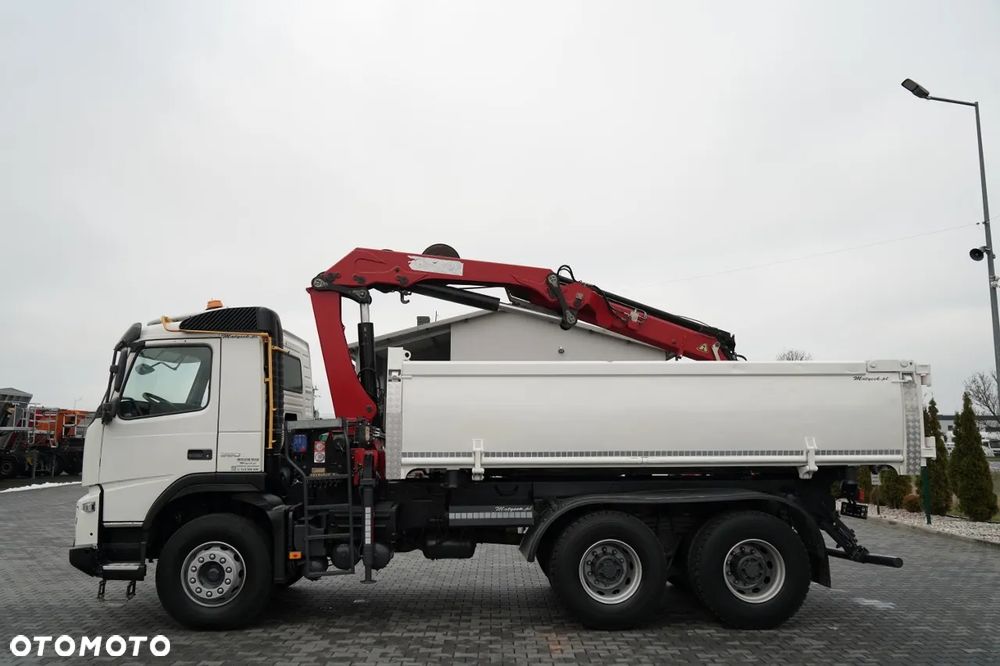 Volvo FM 410 / 6x4 / WYWROTKA + HDS PALFINGER 18002-EH A / HYDROBURTA / STEROWANIE RADIOWE / ŁYCHA / ROTATOR / EURO 6 - 12