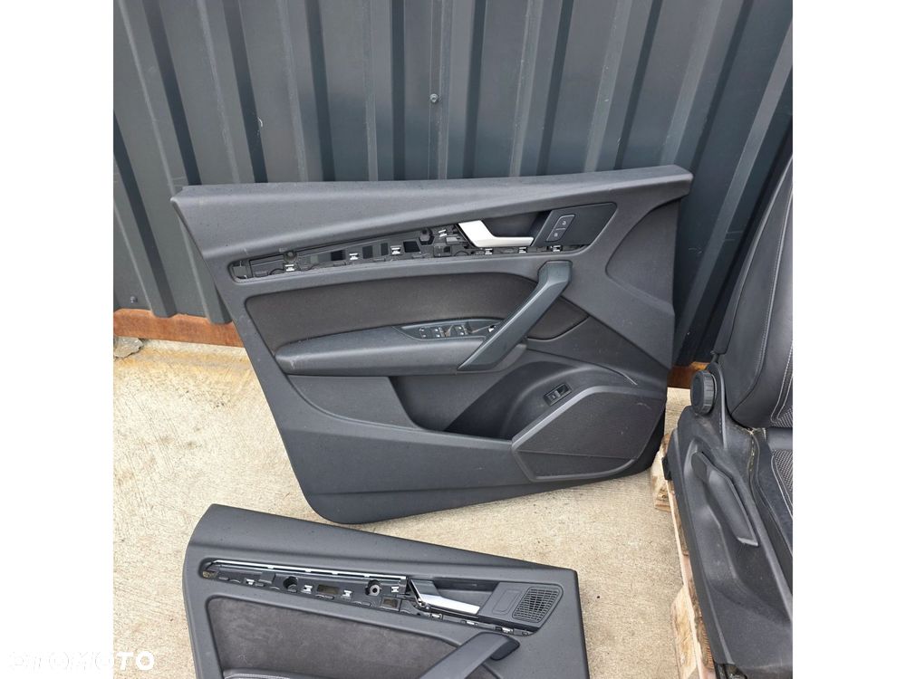 FOTEL FOTELE AUDI Q5 80A FY SKÓRA + ALCANTARA GRZANY PRZÓD EUROPA KOMPLET ! - 6