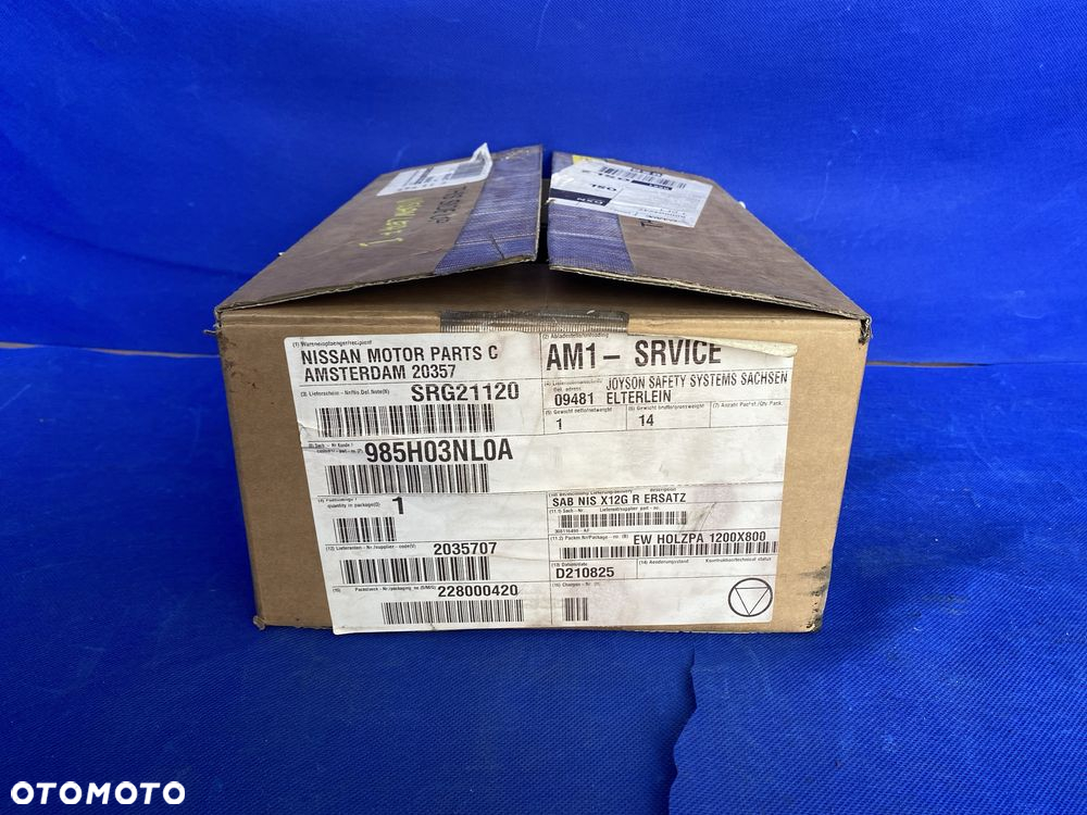 AIRBAG fotela prawy NISSAN LEAF I 10-17 poduszka prawa NOWA oryginał - 5