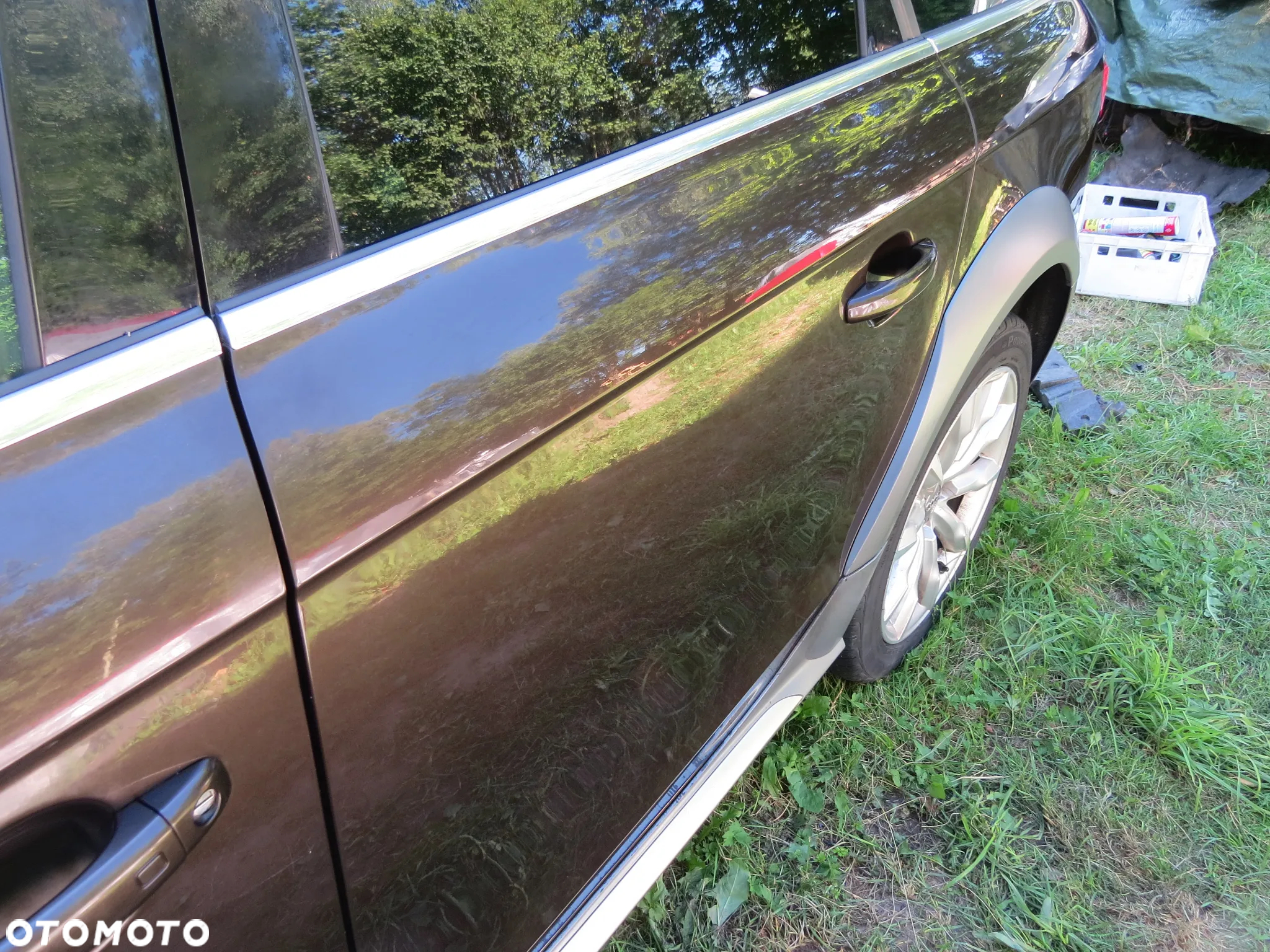 DRZWI LEWY TYŁ TYLNE LZ8W AUDI A4 B8 AVANT KOMBI - 2