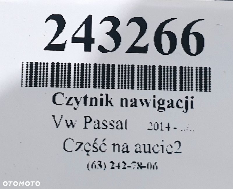 VW Passat B8 Czytnik Nawigacji 3G0035043E - 3