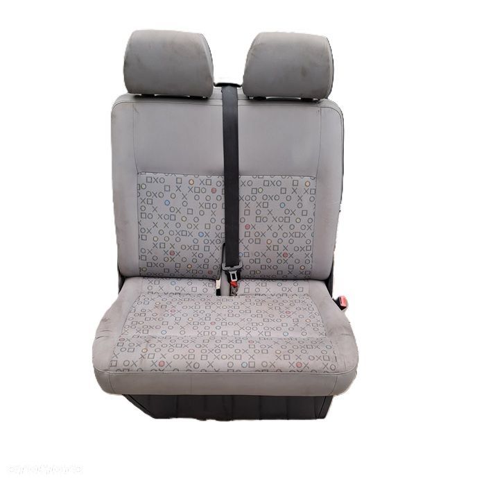 vw t5 transporter fotel ławka pasażera dwójka 7h0881303 - 1
