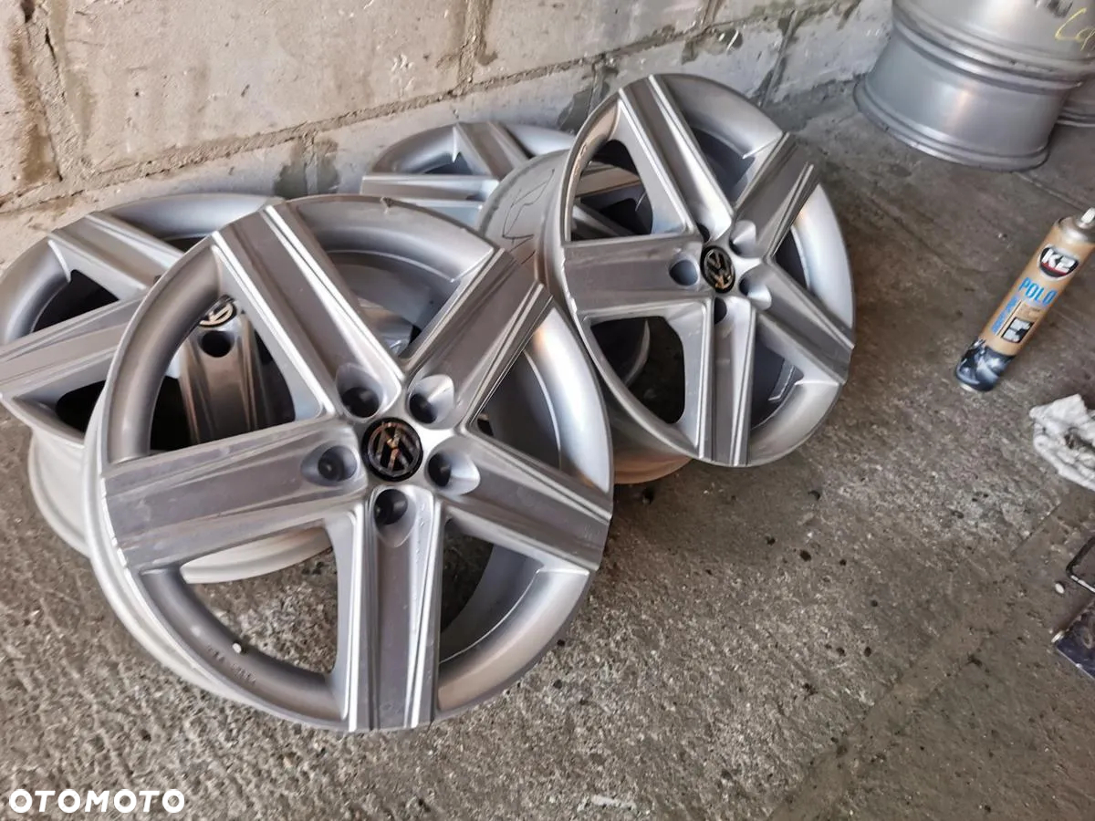 ALU FELGI R17 5X100 7.5J ET40 ALUETT SEAT SKODA VW AUDI JAK NOWE! - 2