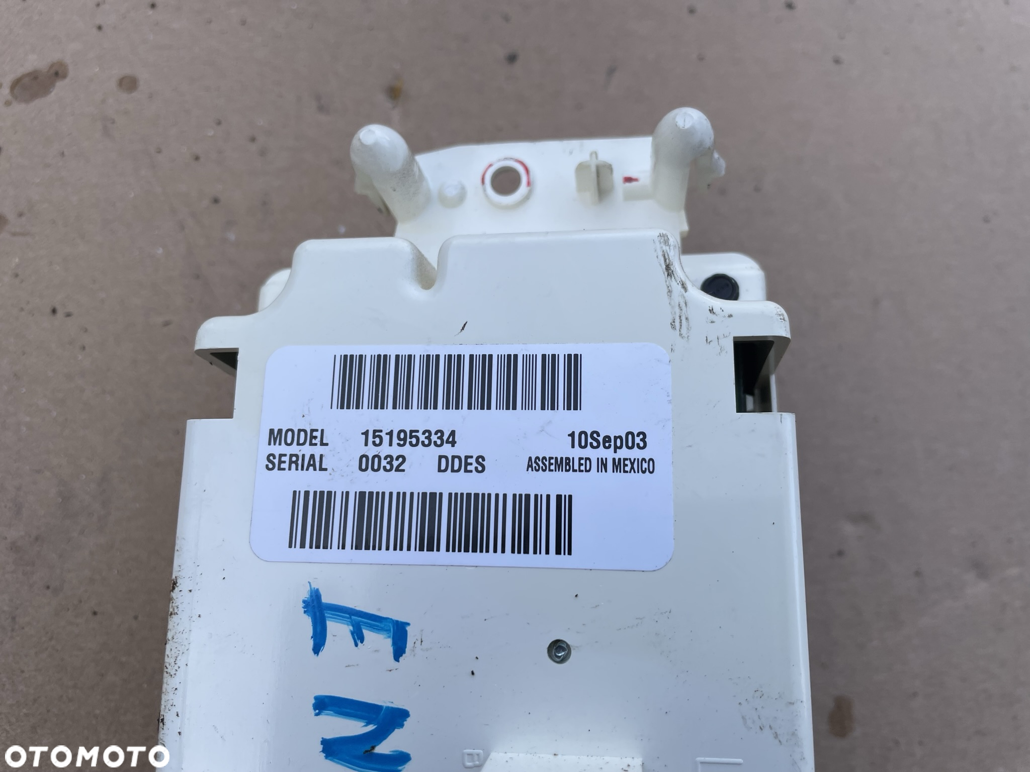 GMC ENVOY ISUZU ASCENDER PANEL KLIMATYZACJI NAWIEWU 15195334 - 3