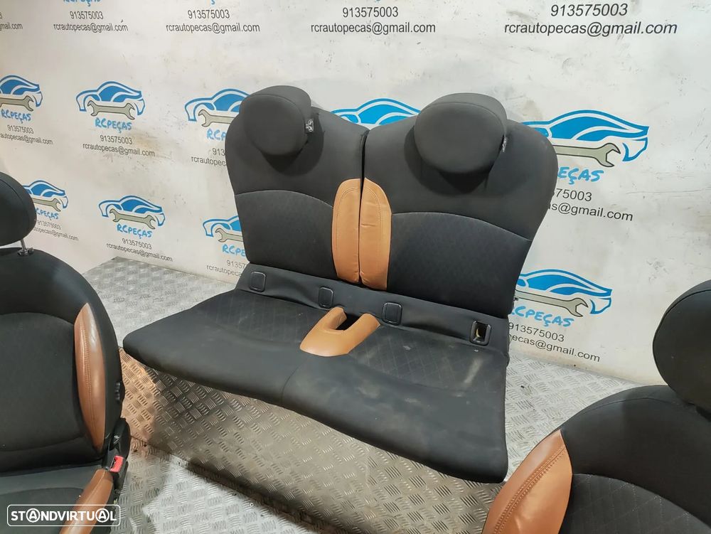 Conjunto Bancos Mini Cooper S R56 Pele Tecido - 10