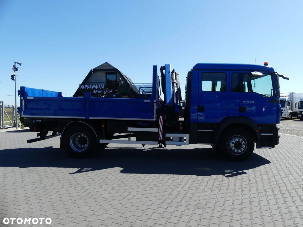 MAN TGM 18.240 / WYWROTKA + HDS / ŁYŻKA / DOKA / DŹWIG / - 11