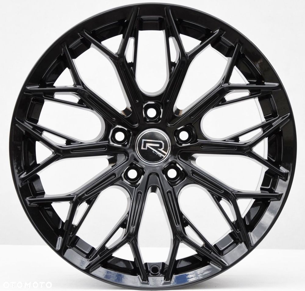 1407 BL CZARNE NOWE FELGI 17 5x108 FORD FOCUS MONDEO VOLVO S60 V60 S80 - 2