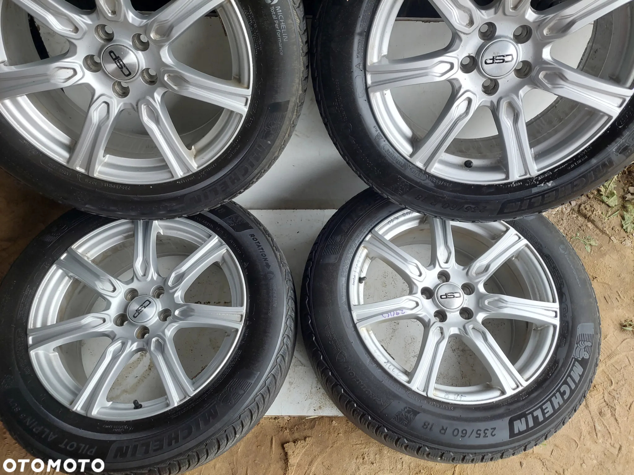 ALUFELGI KOŁA Volvo XC 60, Peugeot , Ford , Citroen  5X108 OT 63,3 Opony Michelin ALPIN235/60R18 ET 42 - 3