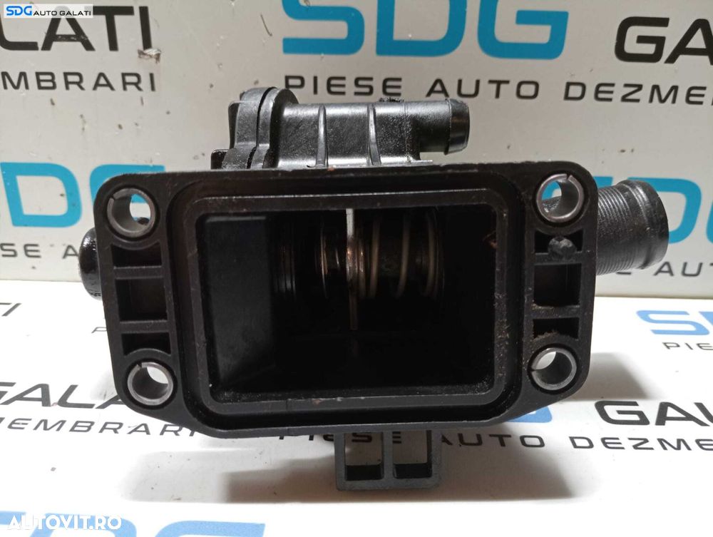 Corp Carcasa Termostat Racire cu Senzor Temperatura Apa Ford Fusion 1.6 TDCI 2002 - 2012 Cod 9647767180 [M5458] - 7