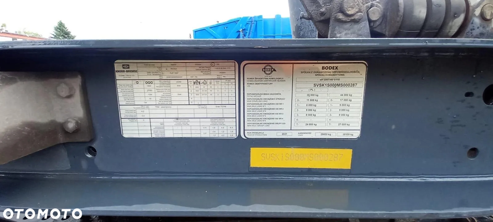 Bodex Naczepa wywrotka - 42 m3 - 2021r. - 7