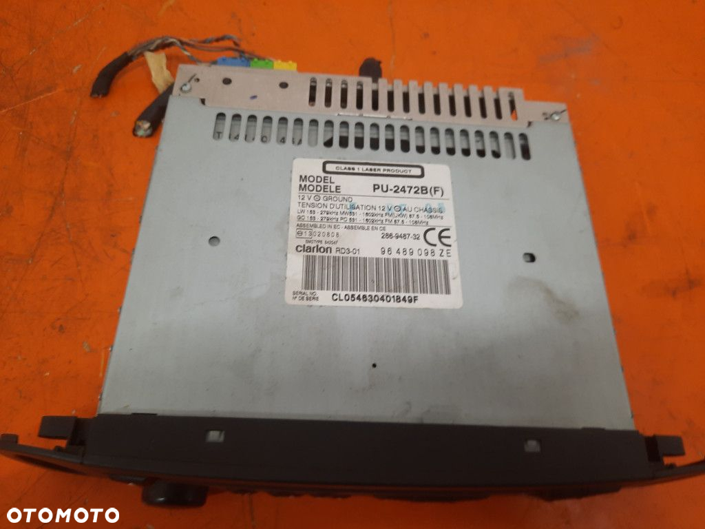 CITROEN C5 I 01-04 RADIOODTWARZACZ RADIO 96489098ZE EW10D - 2