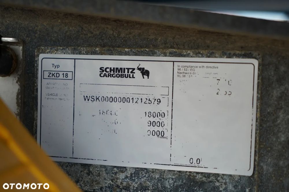 Schmitz Cargobull / PRZYCZEPA / WYWROTKA 3 STRONNA / - 22