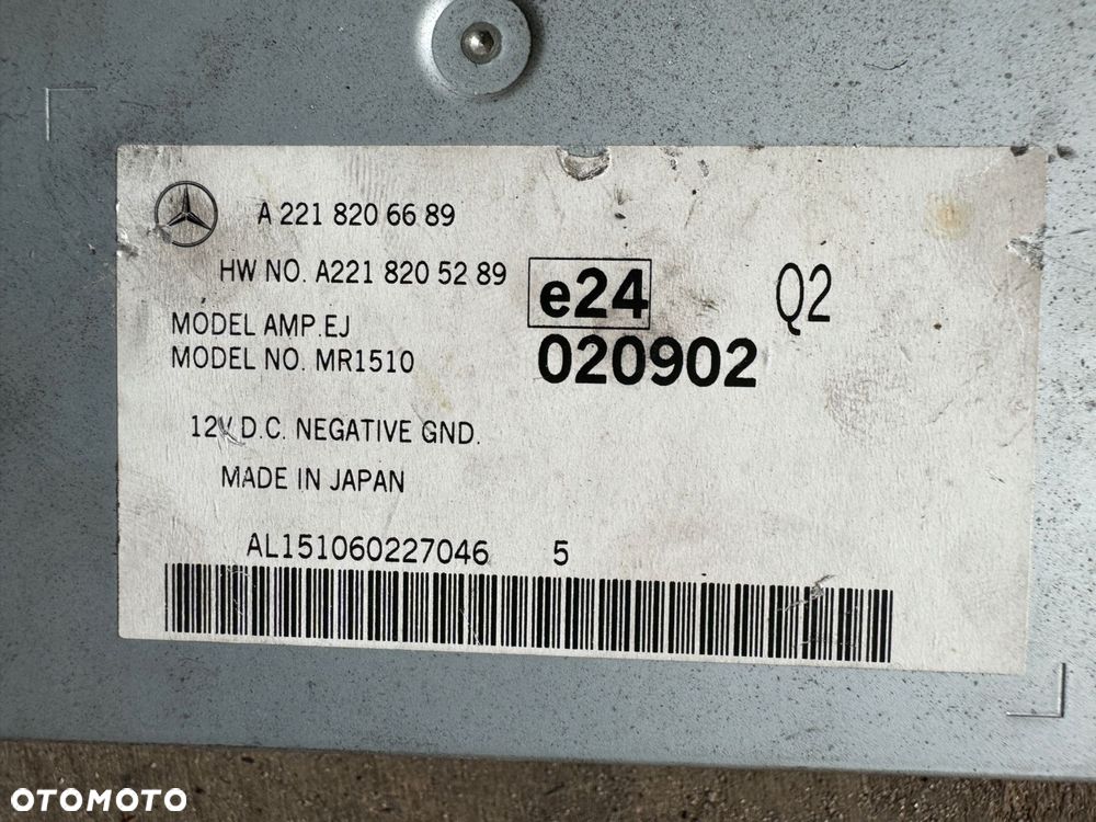wzmacniacz moduł radia tunera mercedes s w221 cl c216 oryginał - 5