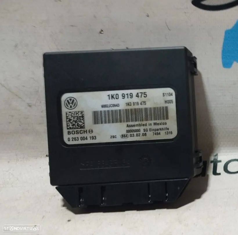 CENTRALINA MÓDULO DE CONTROLE DE DISTÂNCIA VOLKSWAGEN EOS 1F7 1F8 0263004193 - 4