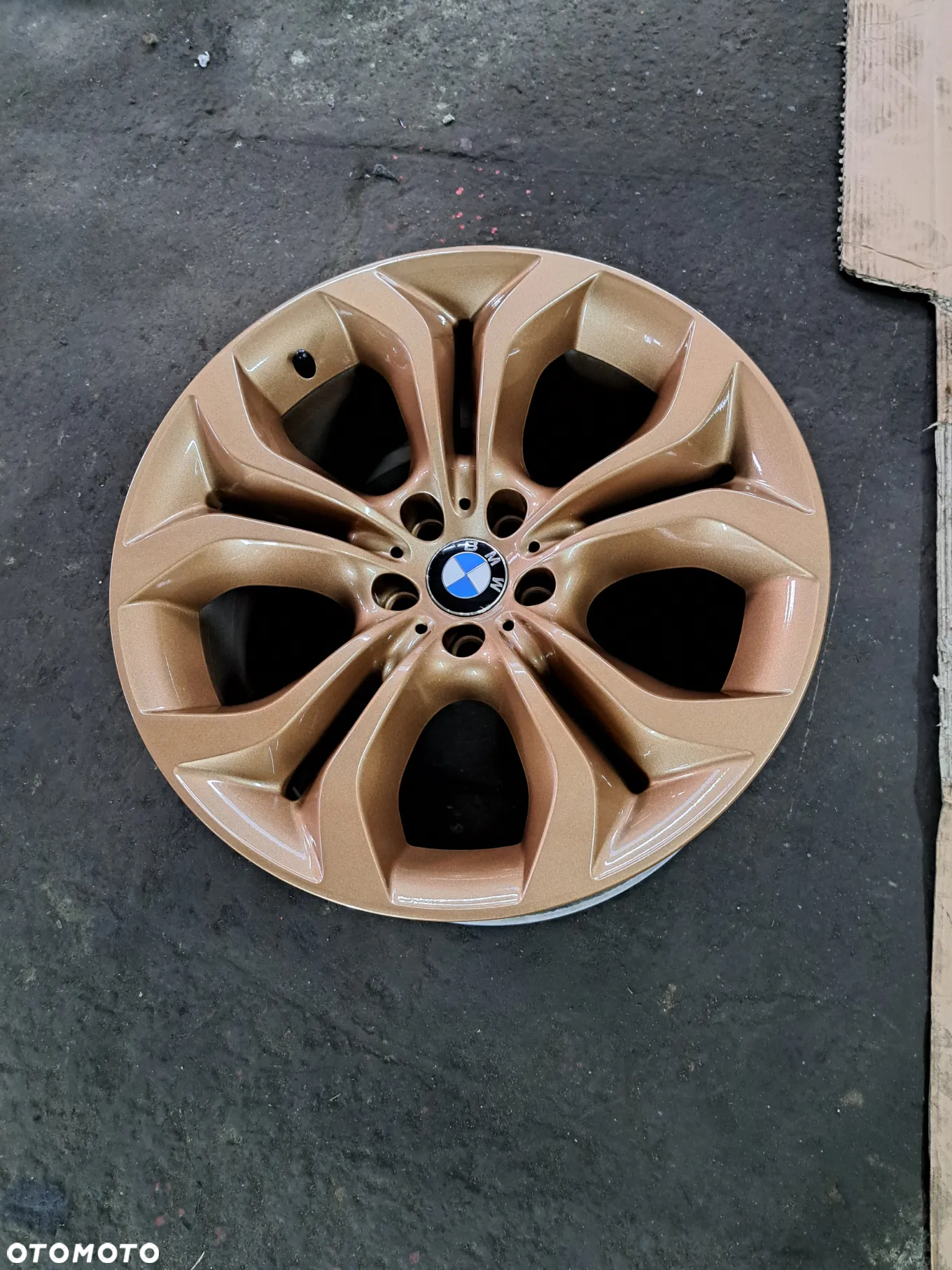 Alufelgi BMW x5 x6 e70 e71 20 cali dwie szerokości platynowy brąz - 8