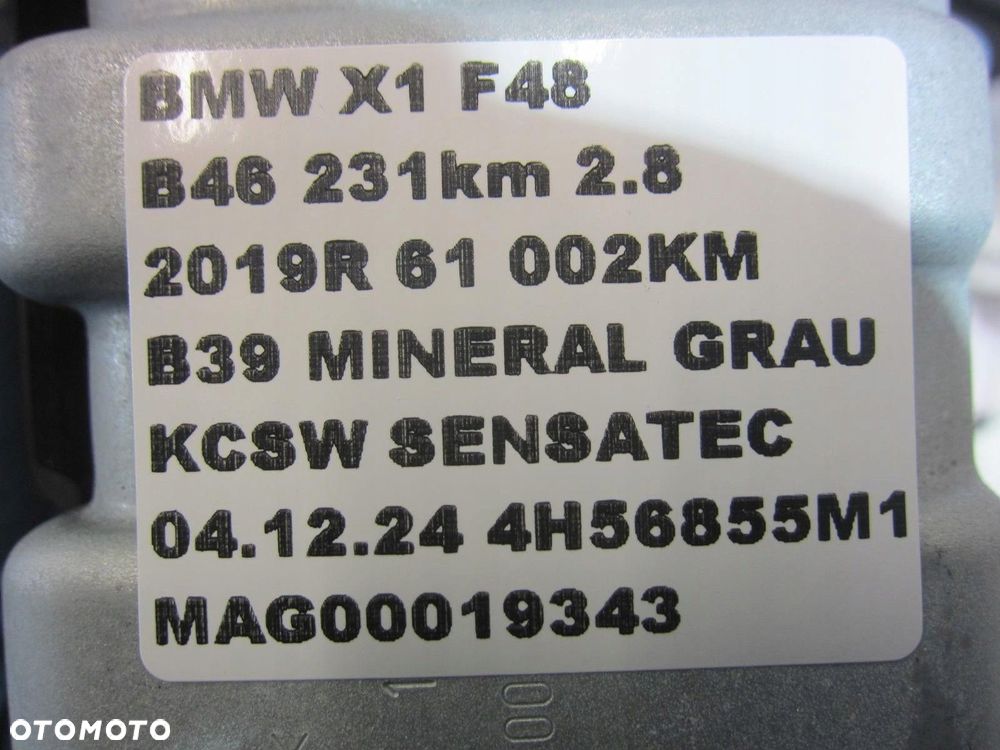 BMW X1 F48 F39 PODUSZKA KOLANOWA AIRBAG KIEROWCY 9296979 USA 72129296979 - 8