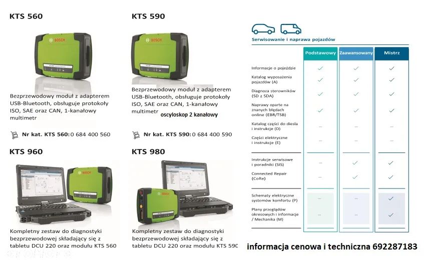 KTS 960 tester Bosch DCU 220 KTS 560 SKP i SDA - 17