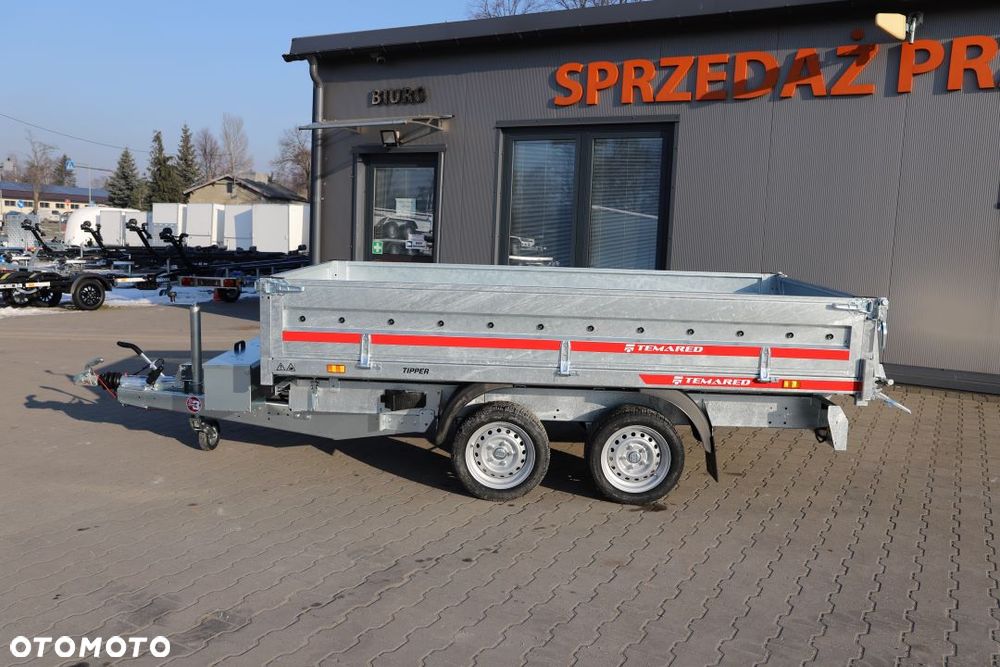 TEMARED TIPPER 3015/2 C S 2,7T 303x153x40cm, DMC 2700kg, Koła 195R13C, Pompa elektryczna i ręczna , - 13