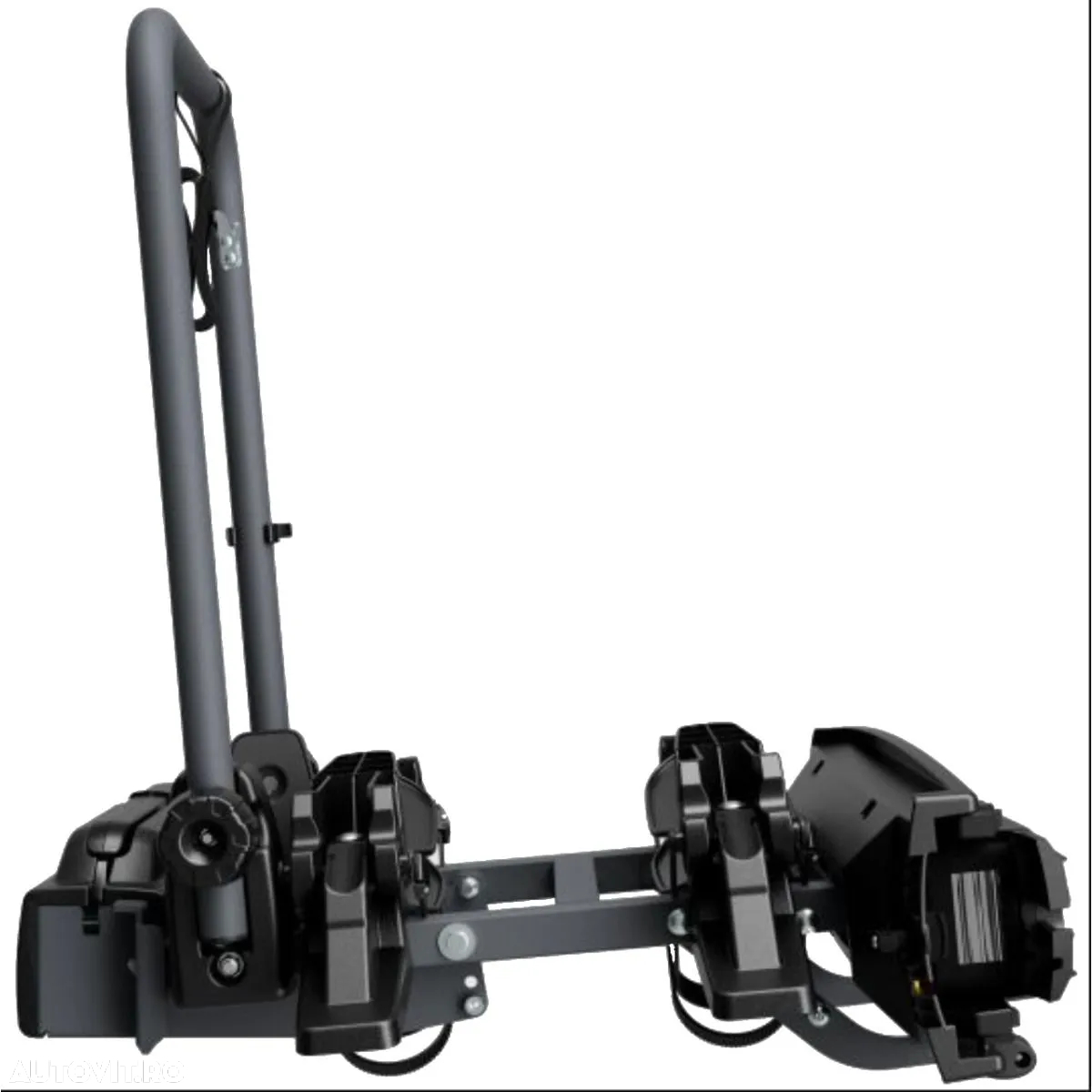 Suport 2 biciclete Peruzzo Pure Instinct 708W compatibil cu biciclete electrice cu prindere pe carligul de remorcare, Anthracite Grey, Nou _ Pret Importator - Emitem Factura si Garantie - 4