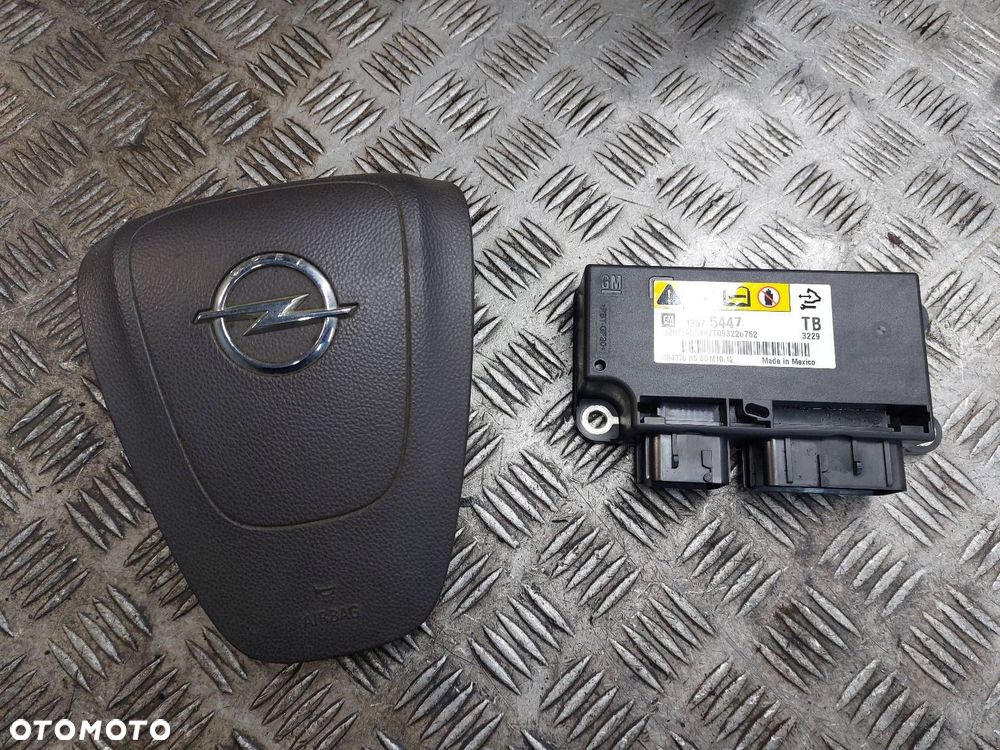 ZESTAW AIRBAG KOKPIT DESKA MODUŁ PASY PODUSZKI NAPINACZE OPEL INSIGNIA A - 8