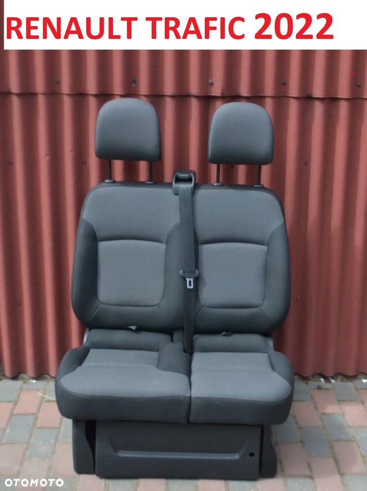 RENAULT TRAFIC 3 III 4 IV fotel lewy kierowcy Fotele Prawy Lewy Pasazera Ławka Dwójka - 1