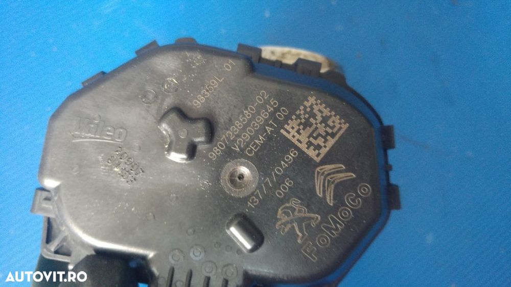 clapeta acceleratie bh01 peugeot  208 2008 citroen c3  9807238580-02 - 3