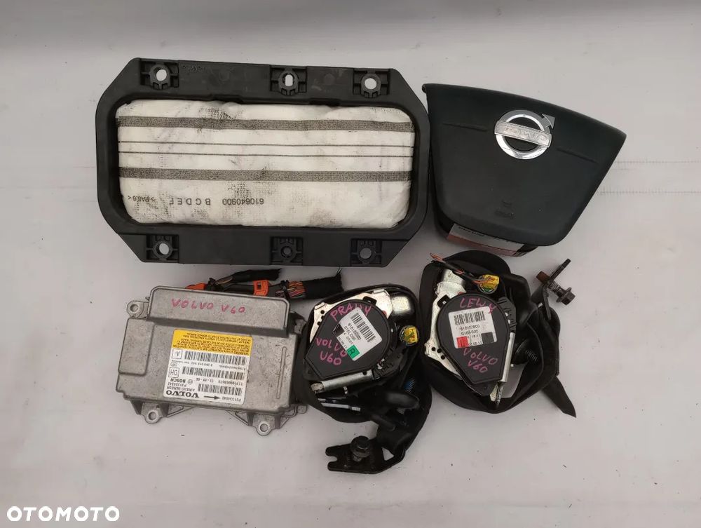 Volvo S60 II V60 I Poduszki powietrzne pasy airbag - 1