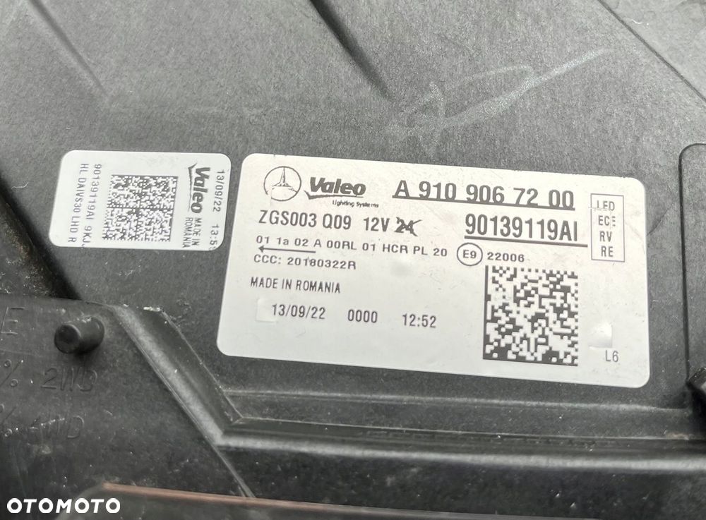 Lampa prawa przednia MERCEDES SPRINTER 906 910 LED - 6