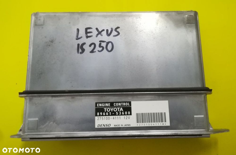LEXUS IS KOMPUTER STEROWNIK SILNIKA 89661-53600 - 1