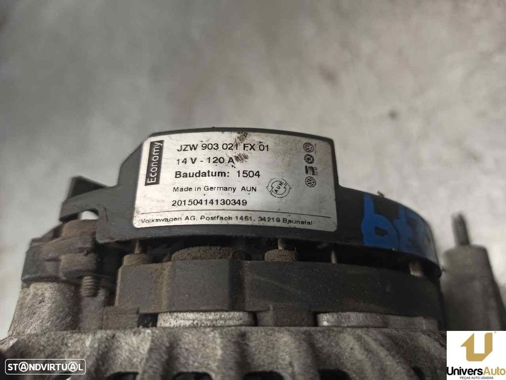 ALTERNADOR VOLKSWAGEN PASSAT 2003 -903021FX01 - 4