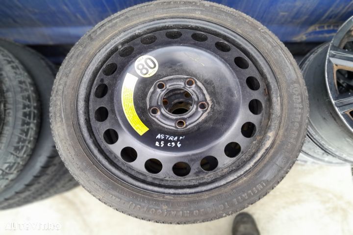 Roata de rezerva slim R16 T115 / 70 R16 T115 / 70 R16 Opel Astra H [2 - 1