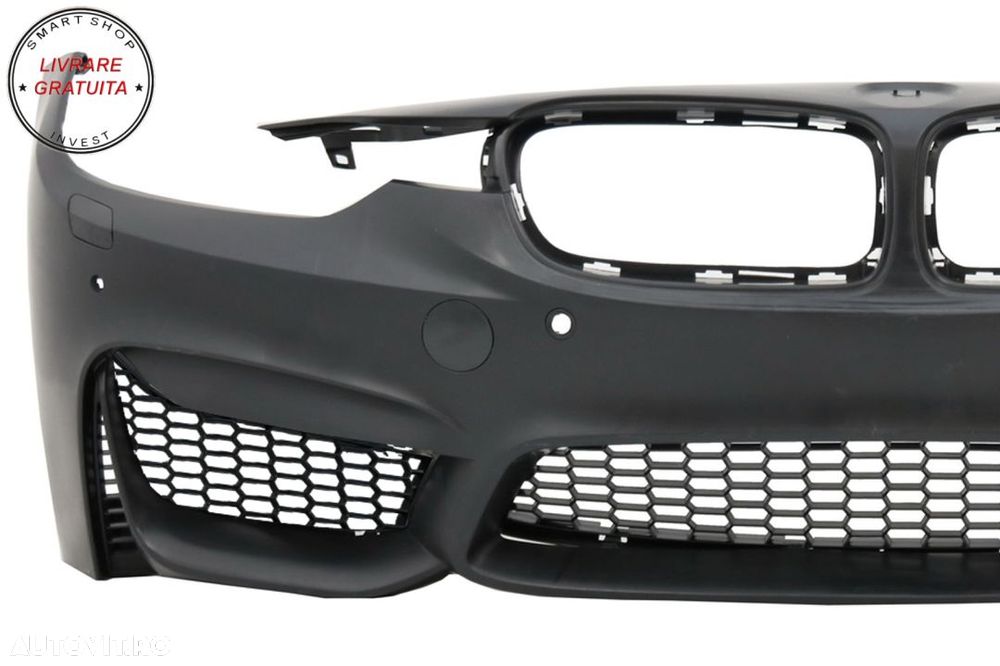 Bara Fata BMW Seria 3 F30 F31 Non LCI LCI (2011-2018) M3 Sport EVO Design- livrare gratuita - 3