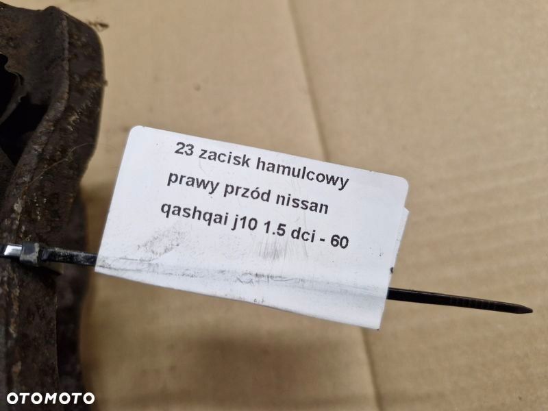 nissan qashqai 1 i j10 1.5 dci zacisk hamulcowy prawy przód przedni jarzmo - 3