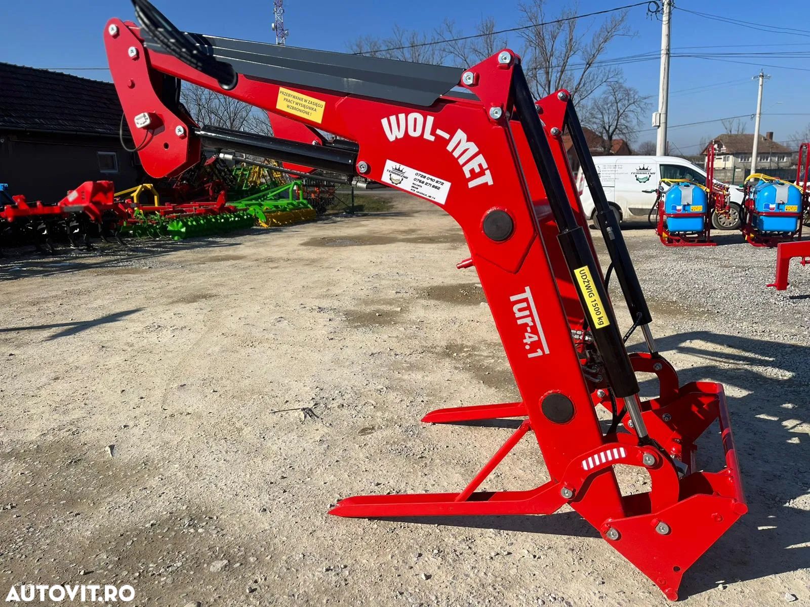Terraking Încărcător frontal Wol-Met Tur 4.1 1500kg - 1