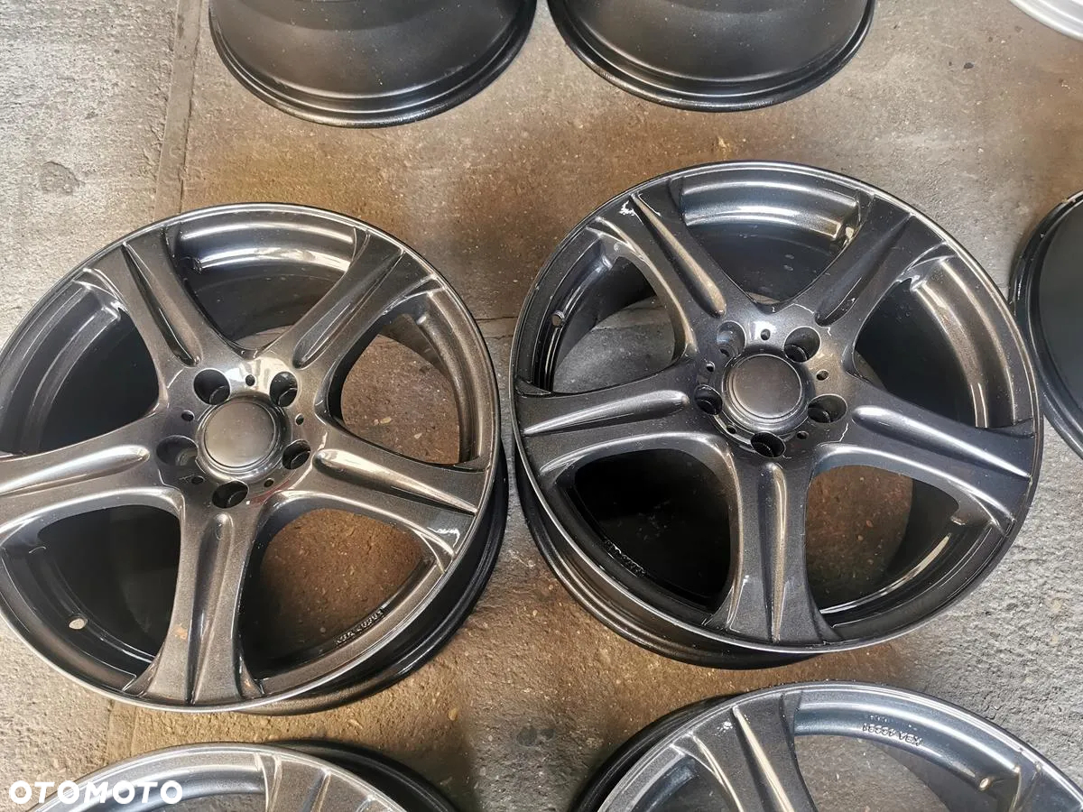 ALU FELGI 5X112 R17 8J ET48 JAK NOWE! PIĘKNY GRAFIT! SKODA SEAT VW AUDI - 12