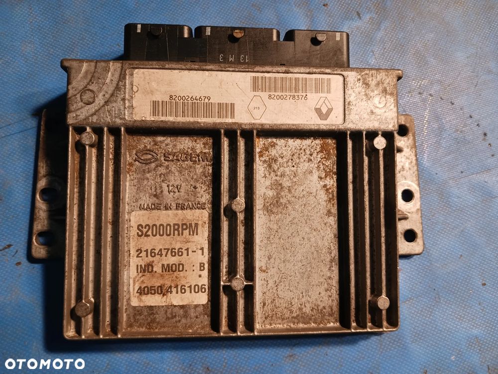 Sterownik silnika SAGEM S2000RPM Renault Laguna II 1.8 ECU 8200264559 - 1